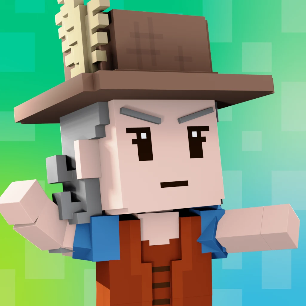 Pirate #1818 voxel render