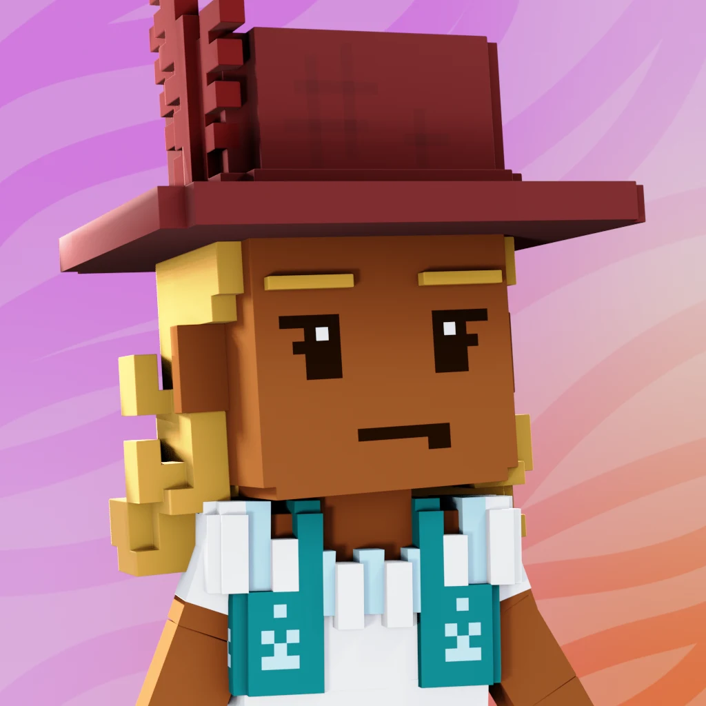 Pirate #1820 voxel render