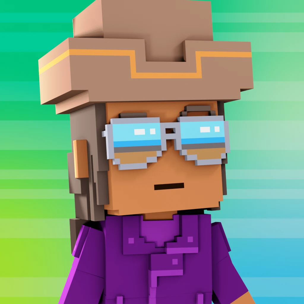 Pirate #1827 voxel render