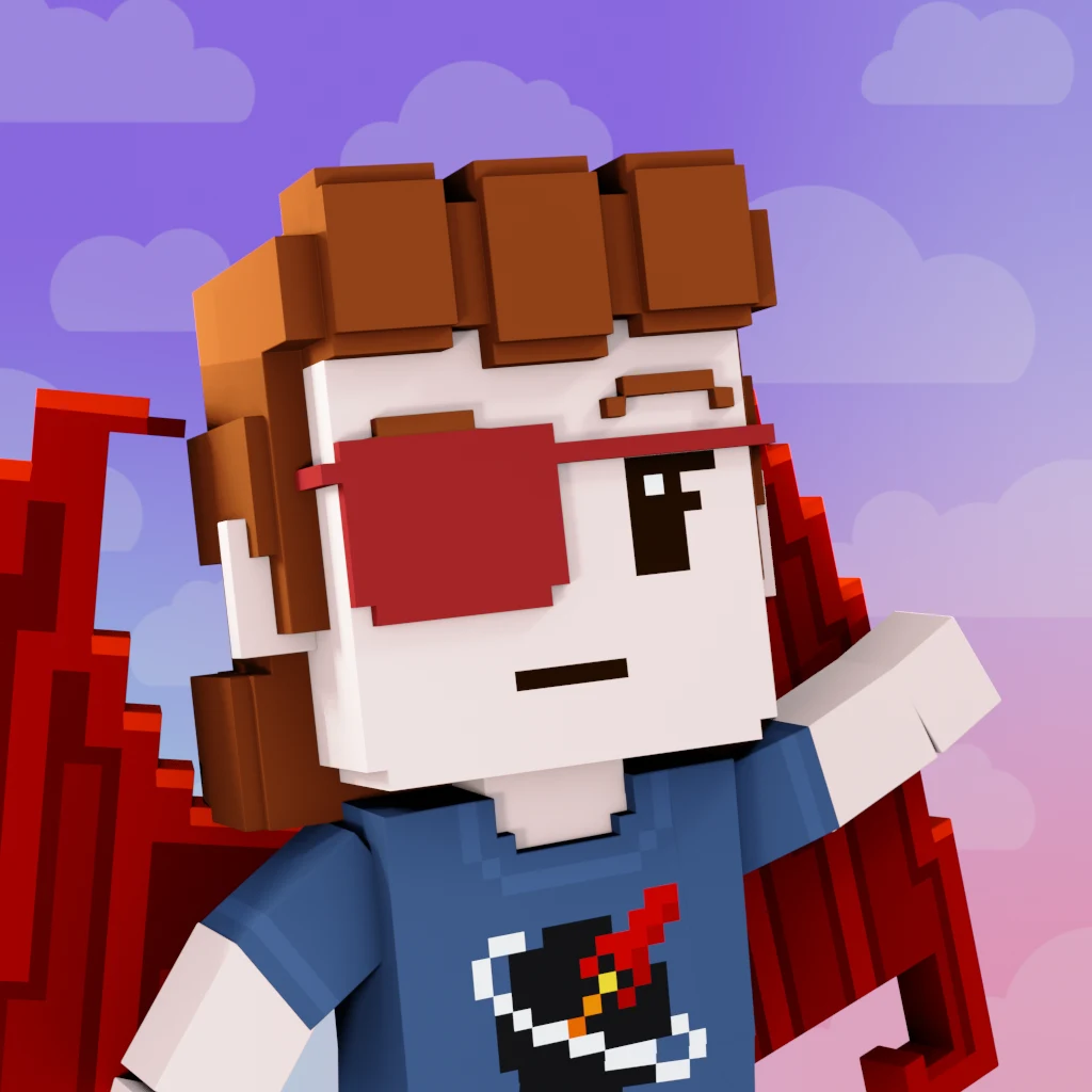 Pirate #1828 voxel render