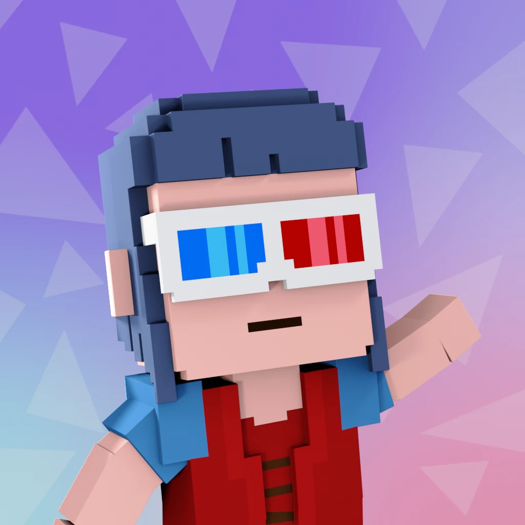 Pirate #1829 voxel render