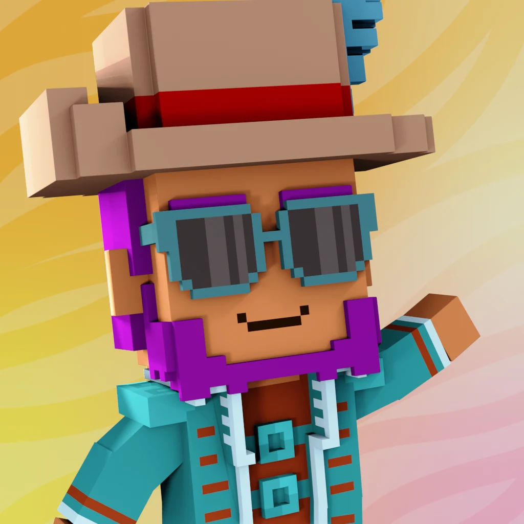 Pirate #183 voxel render