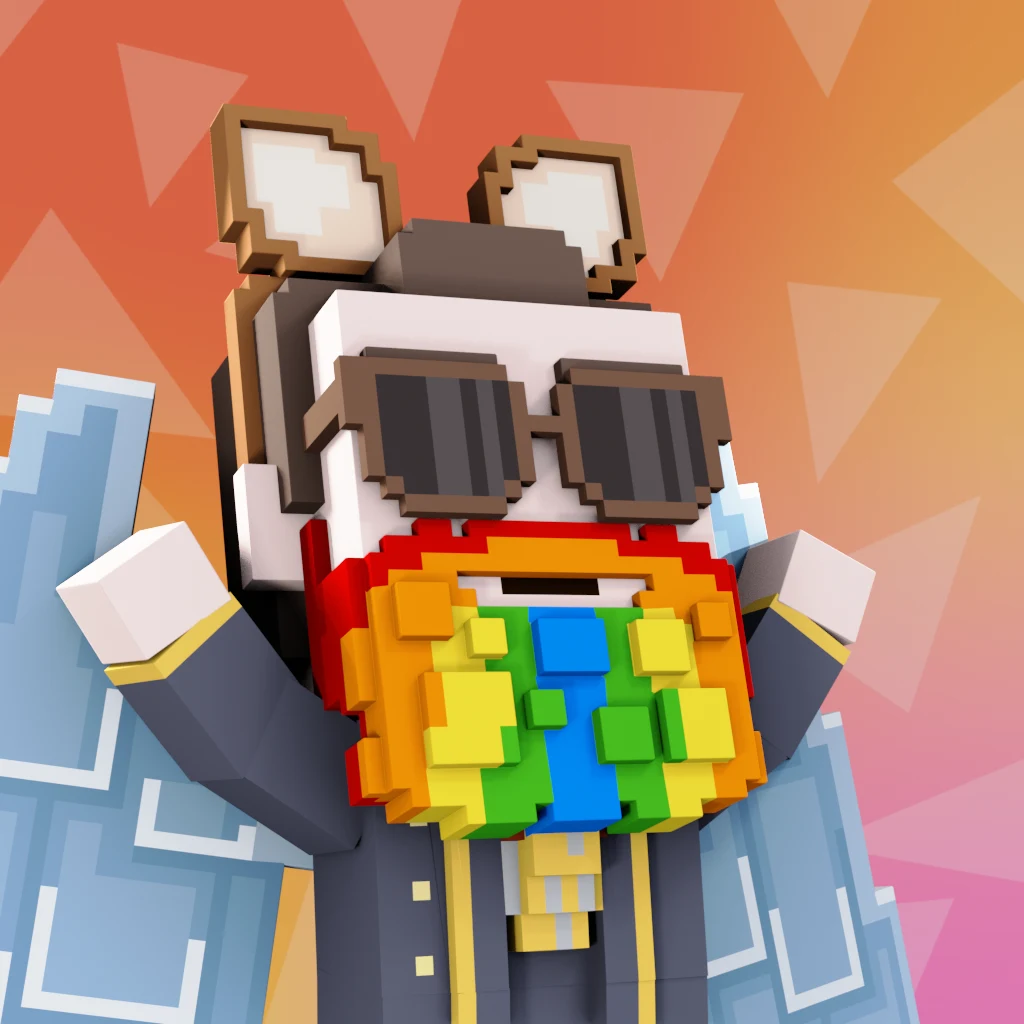Pirate #1832 voxel render