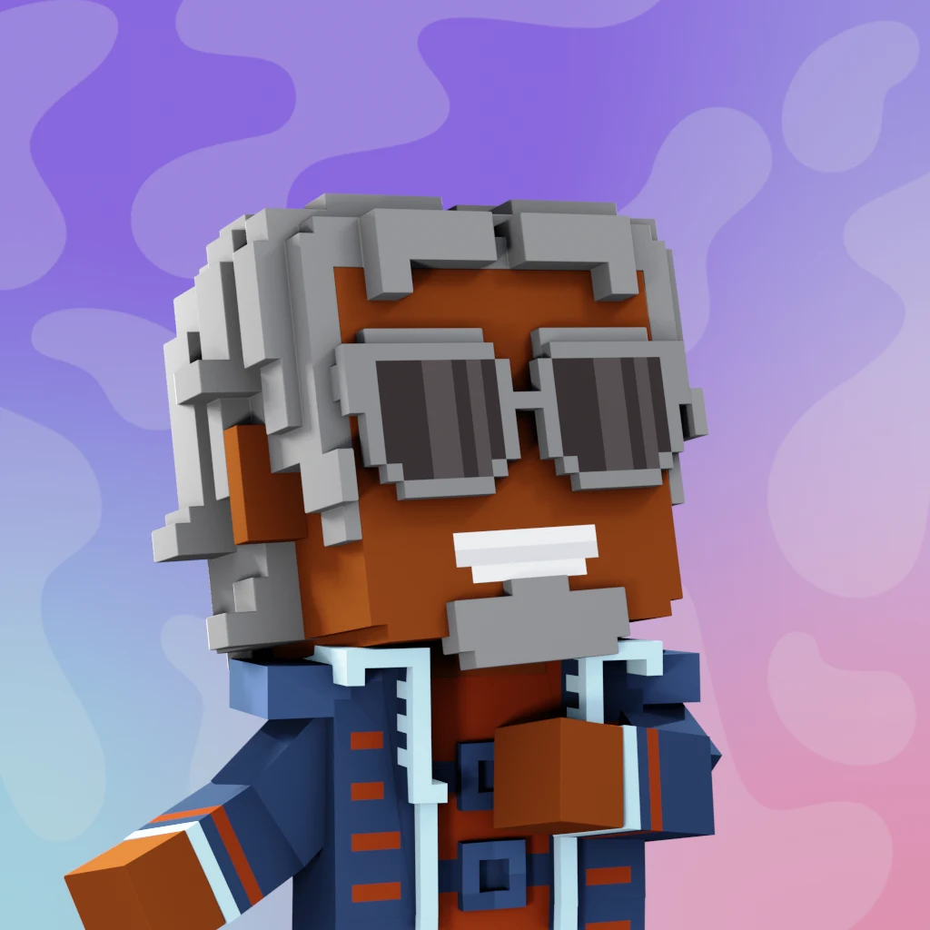Pirate #1833 voxel render