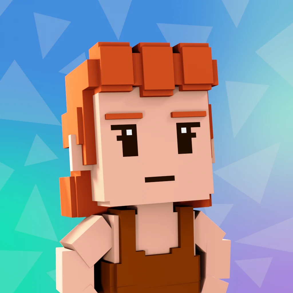 Pirate #1839 voxel render