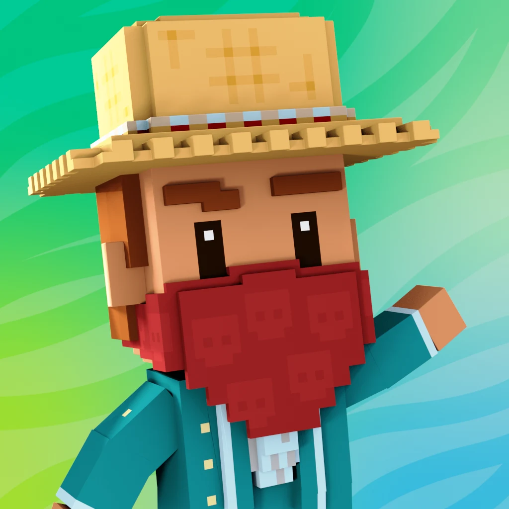 Pirate #1842 voxel render