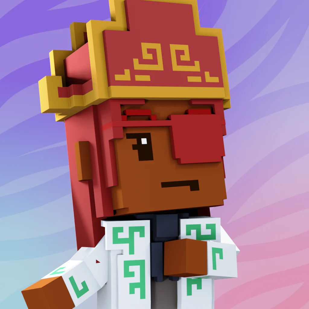 Pirate #1843 voxel render