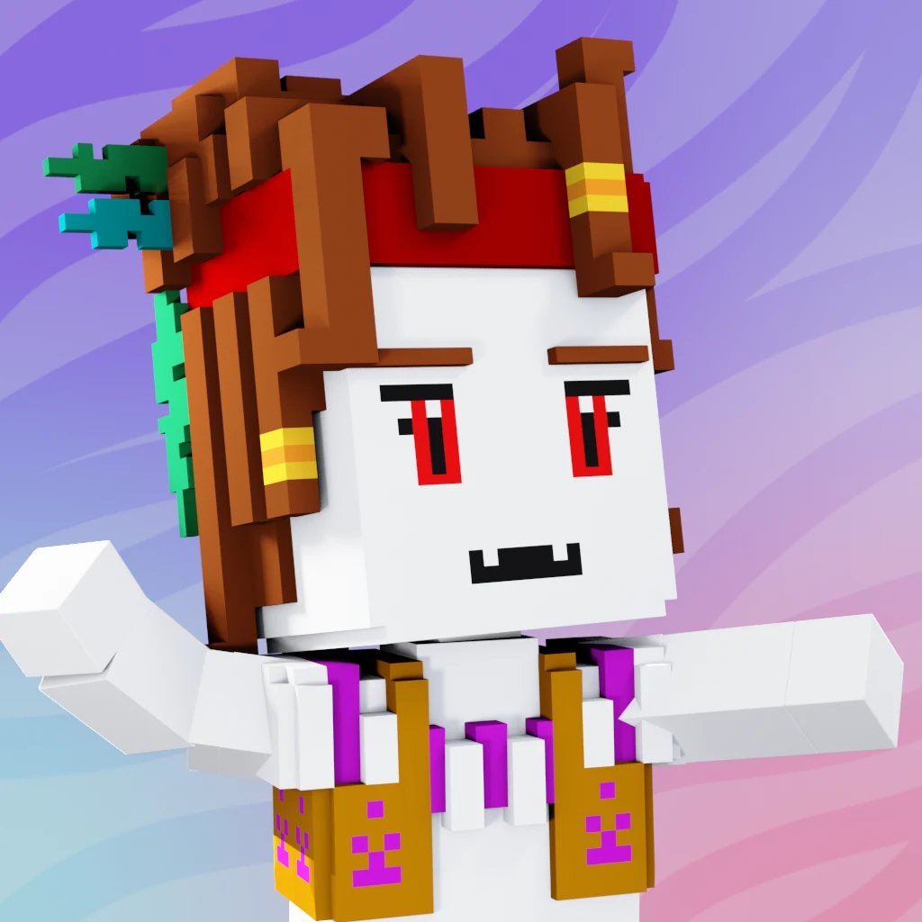 Pirate #1845 voxel render