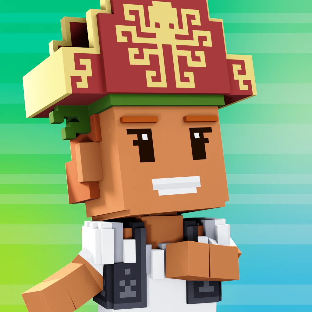 Pirate #1847 voxel render