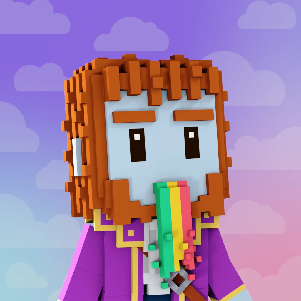 Pirate #1849 voxel render