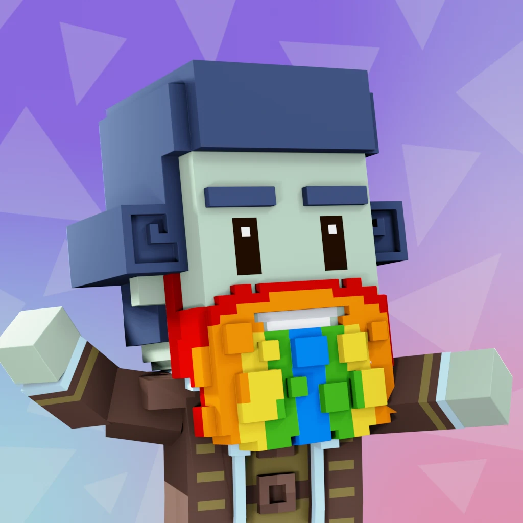 Pirate #1850 voxel render