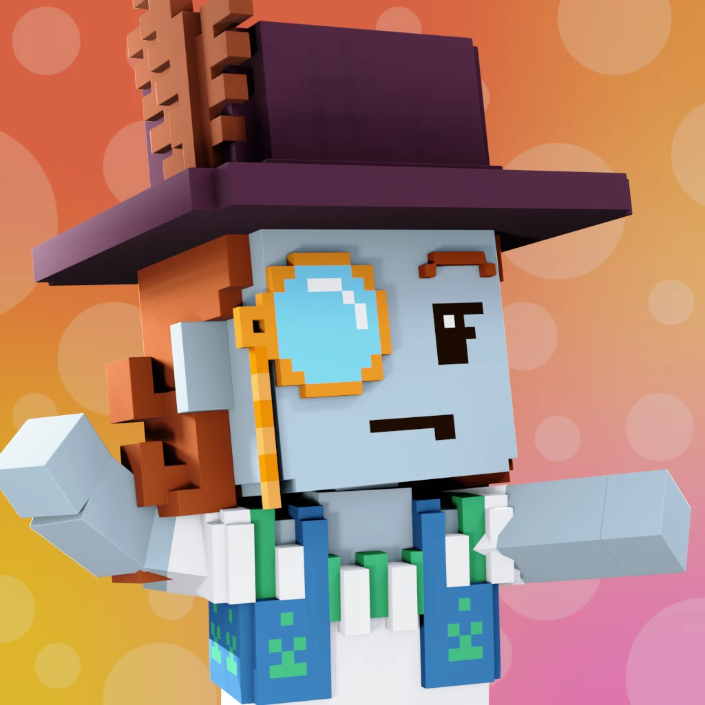 Pirate #1852 voxel render