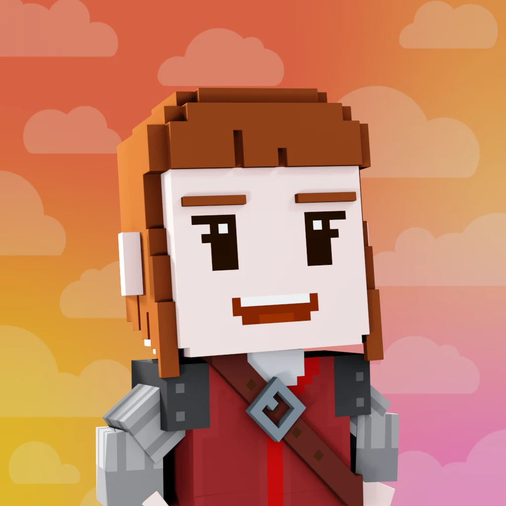 Pirate #1854 voxel render