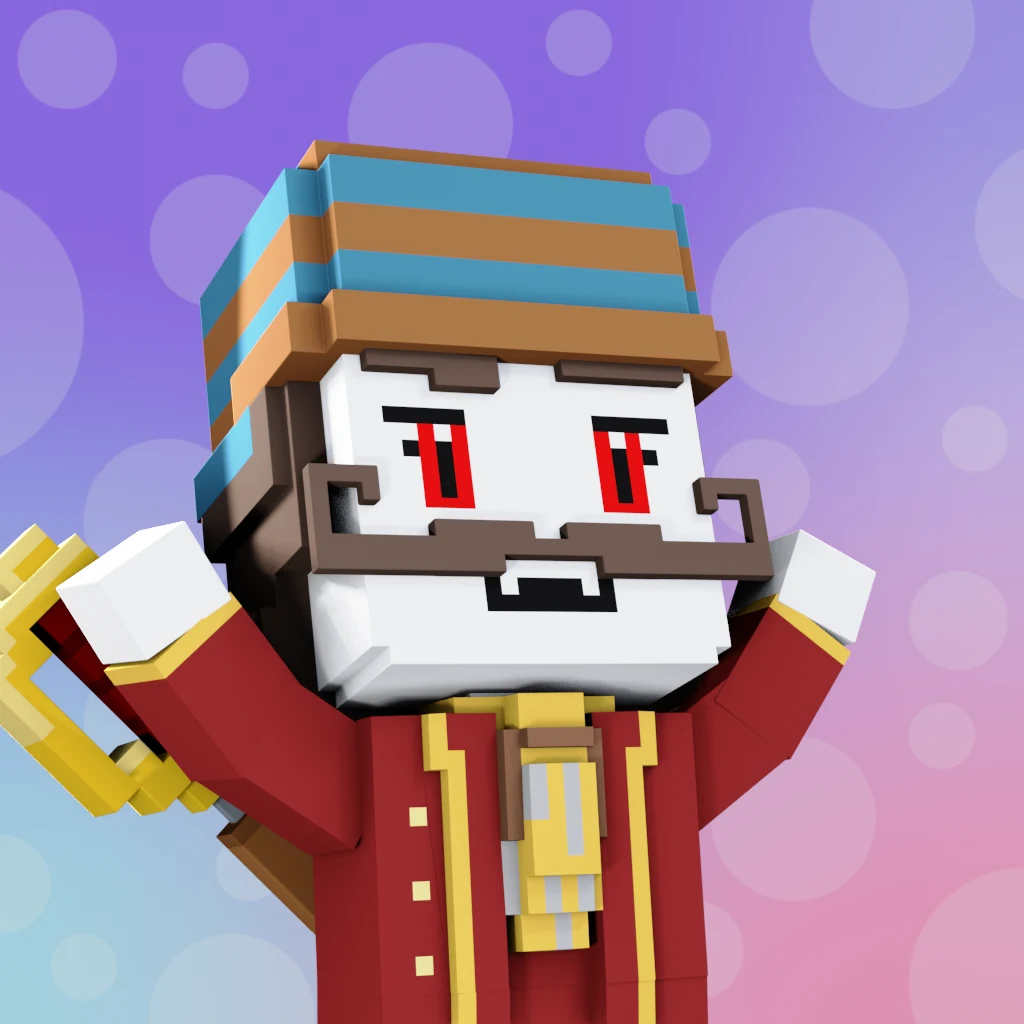Pirate #1859 voxel render