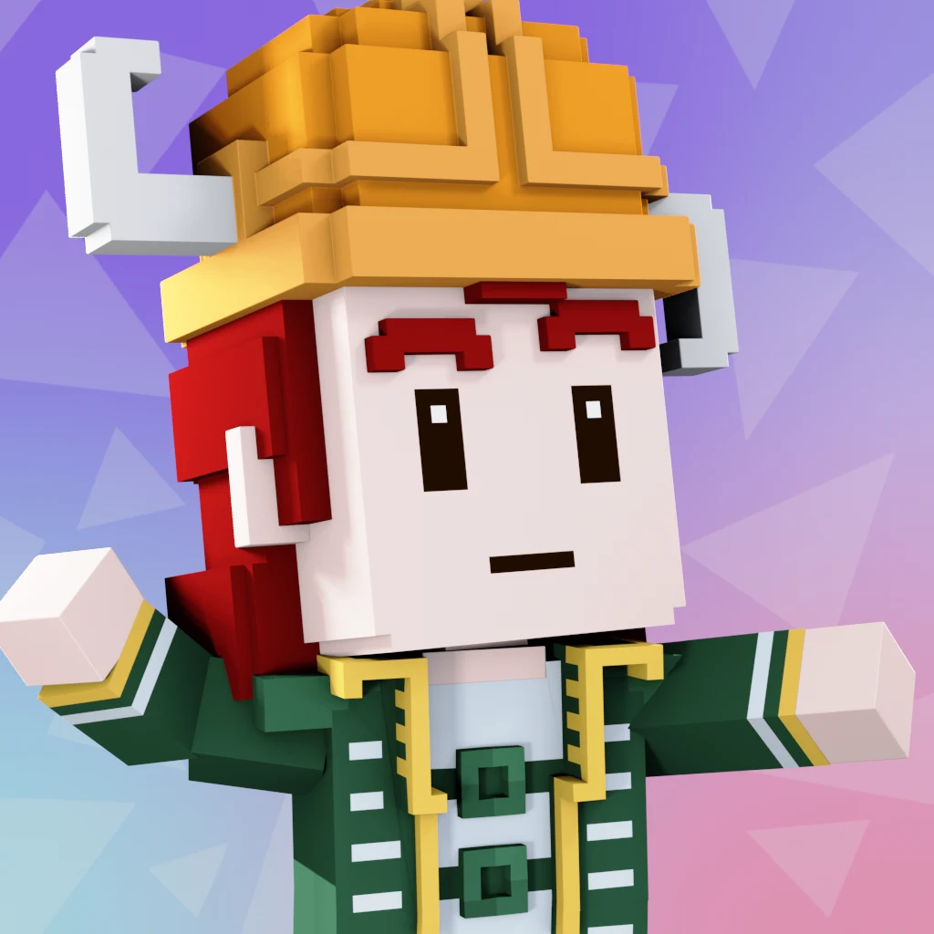 Pirate #1860 voxel render