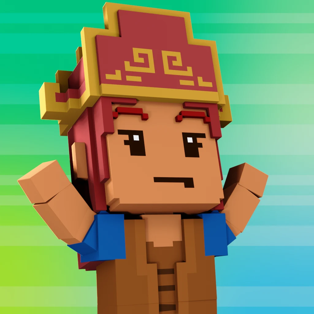 Pirate #1861 voxel render