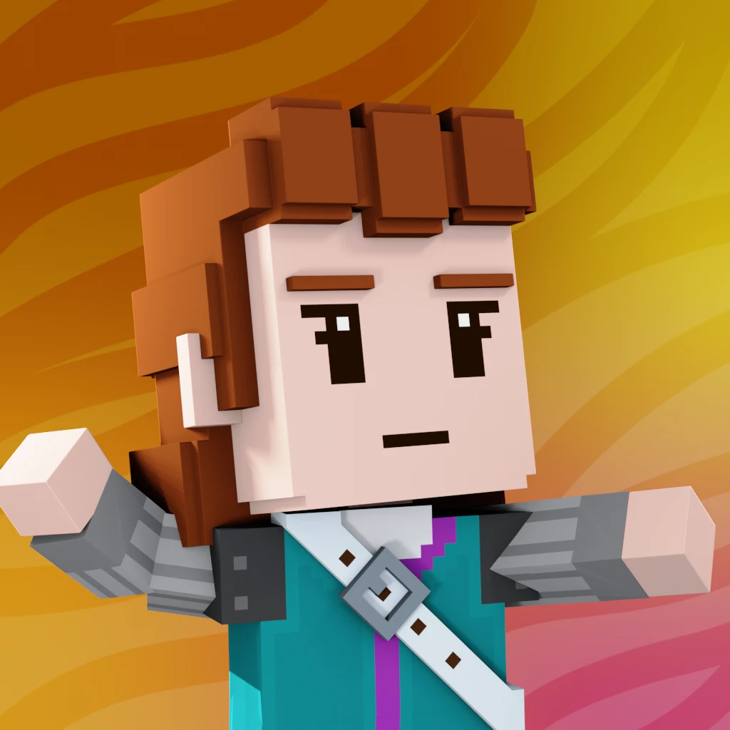 Pirate #1863 voxel render