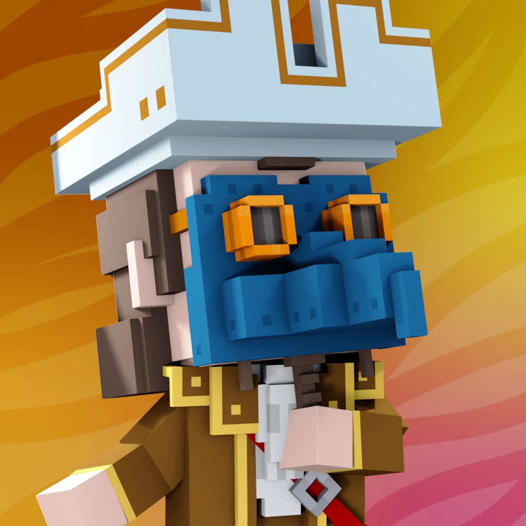 Pirate #1864 voxel render