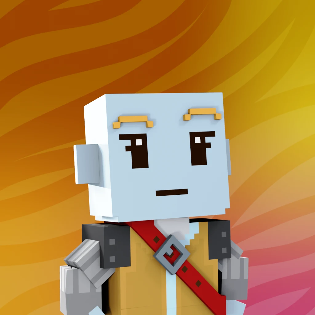 Pirate #1866 voxel render