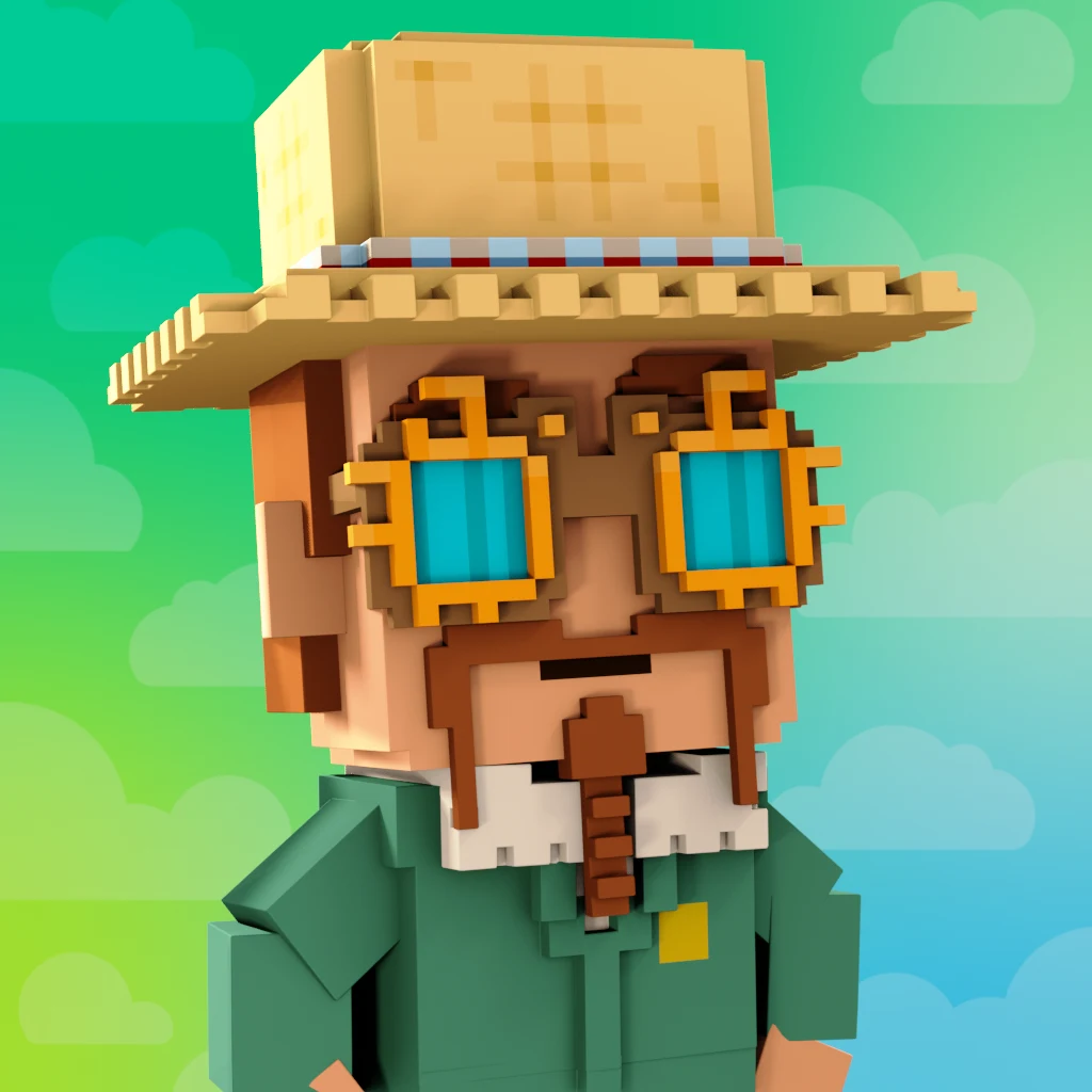 Pirate #1872 voxel render