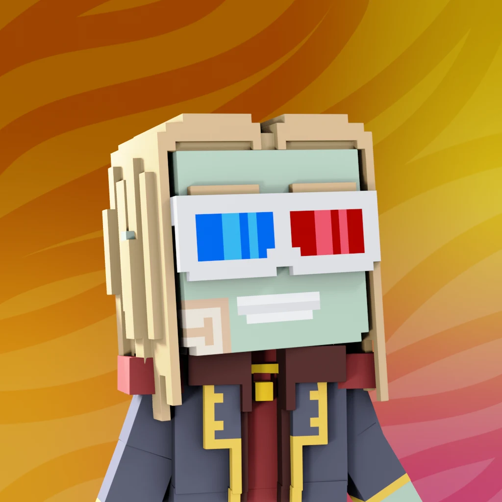 Pirate #1874 voxel render