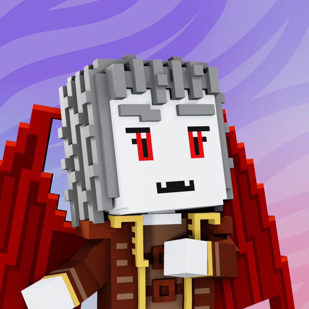 Pirate #1875 voxel render