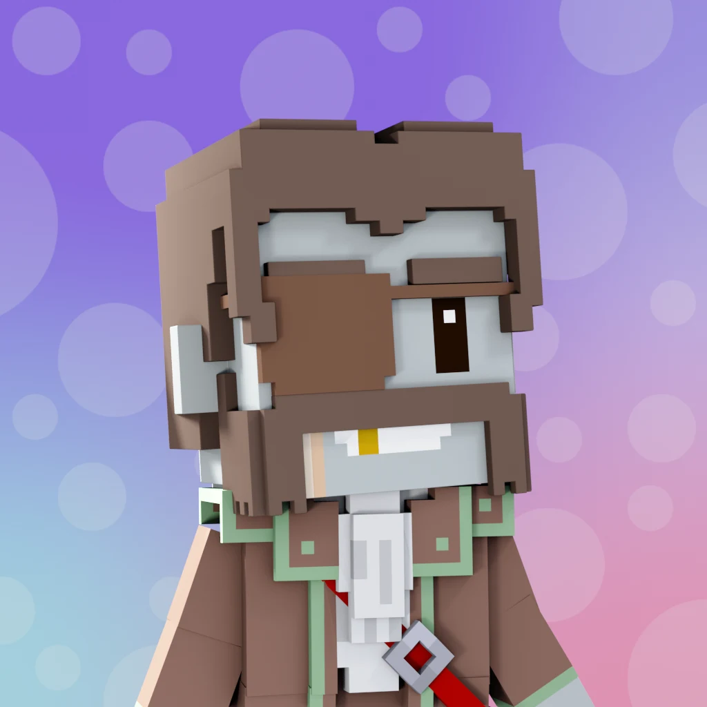 Pirate #1877 voxel render