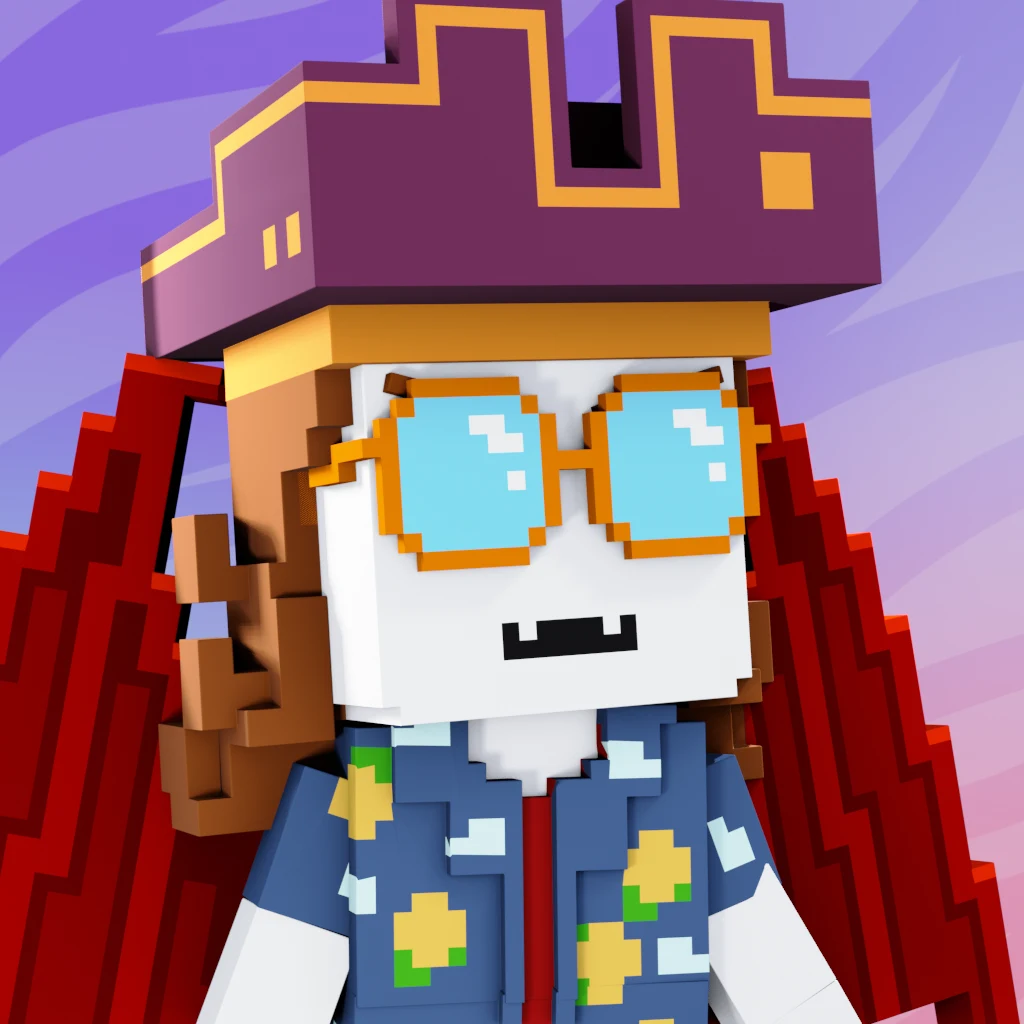 Pirate #1886 voxel render
