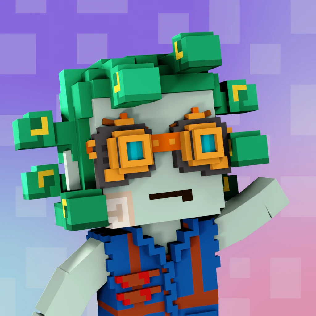 Pirate #1887 voxel render