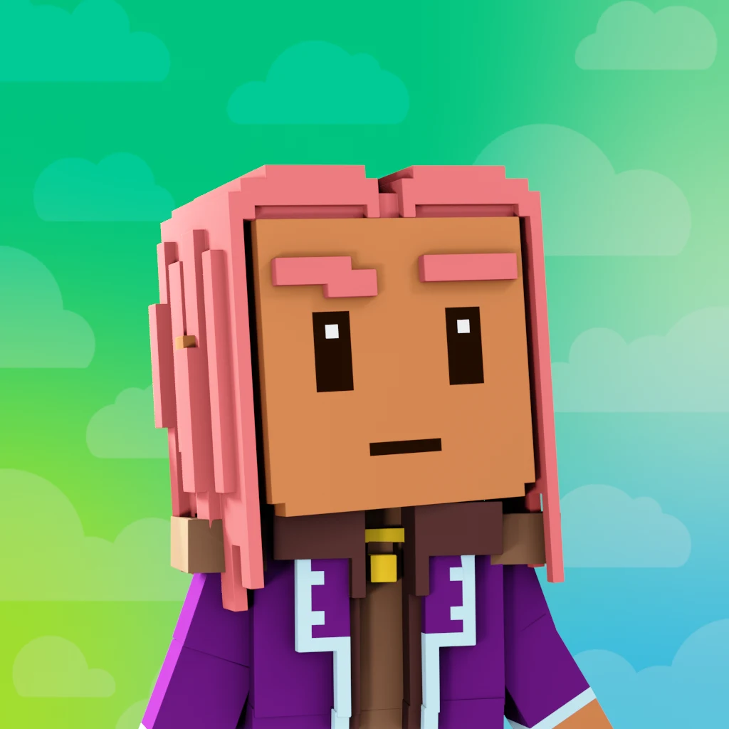 Pirate #1892 voxel render