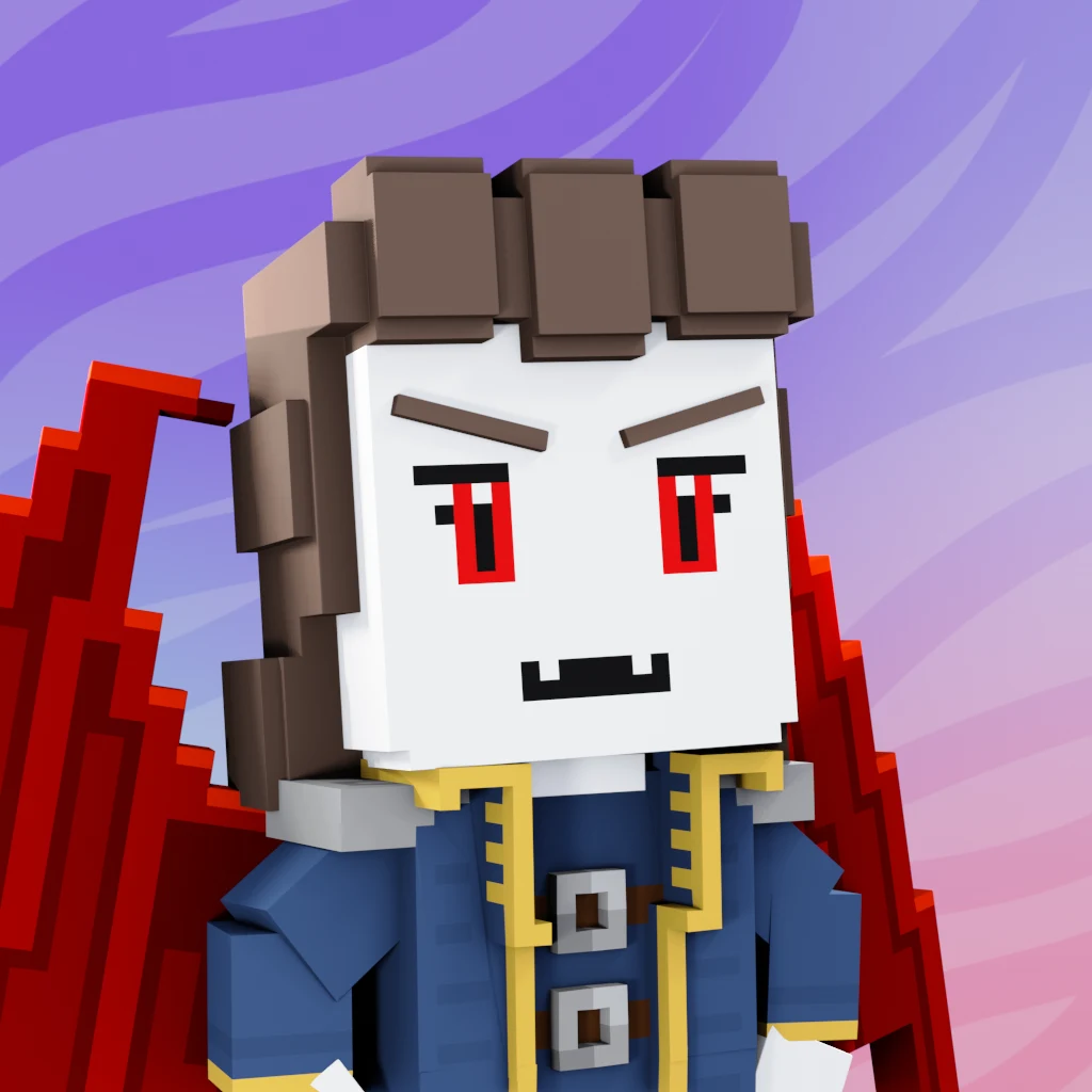 Pirate #1894 voxel render