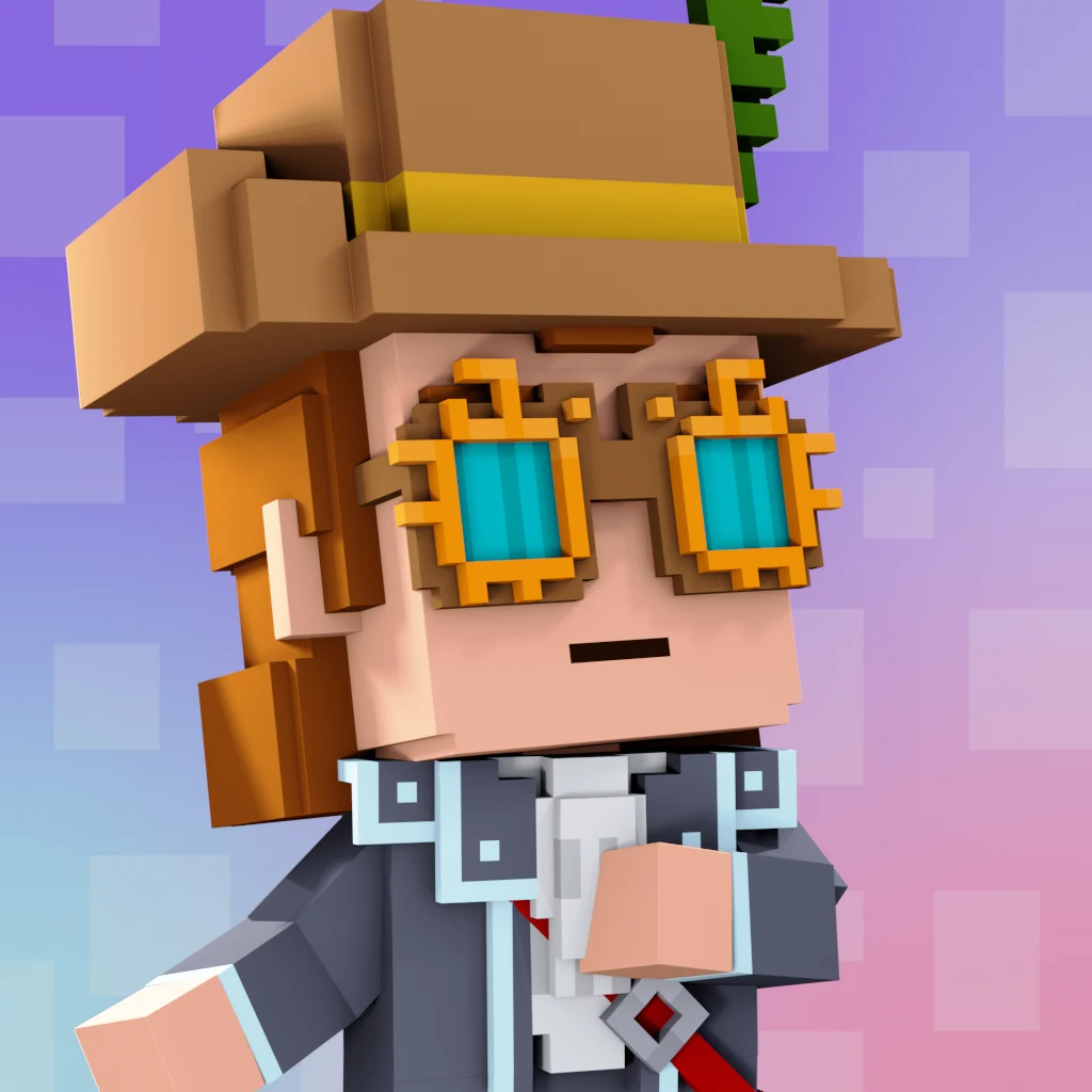 Pirate #1895 voxel render