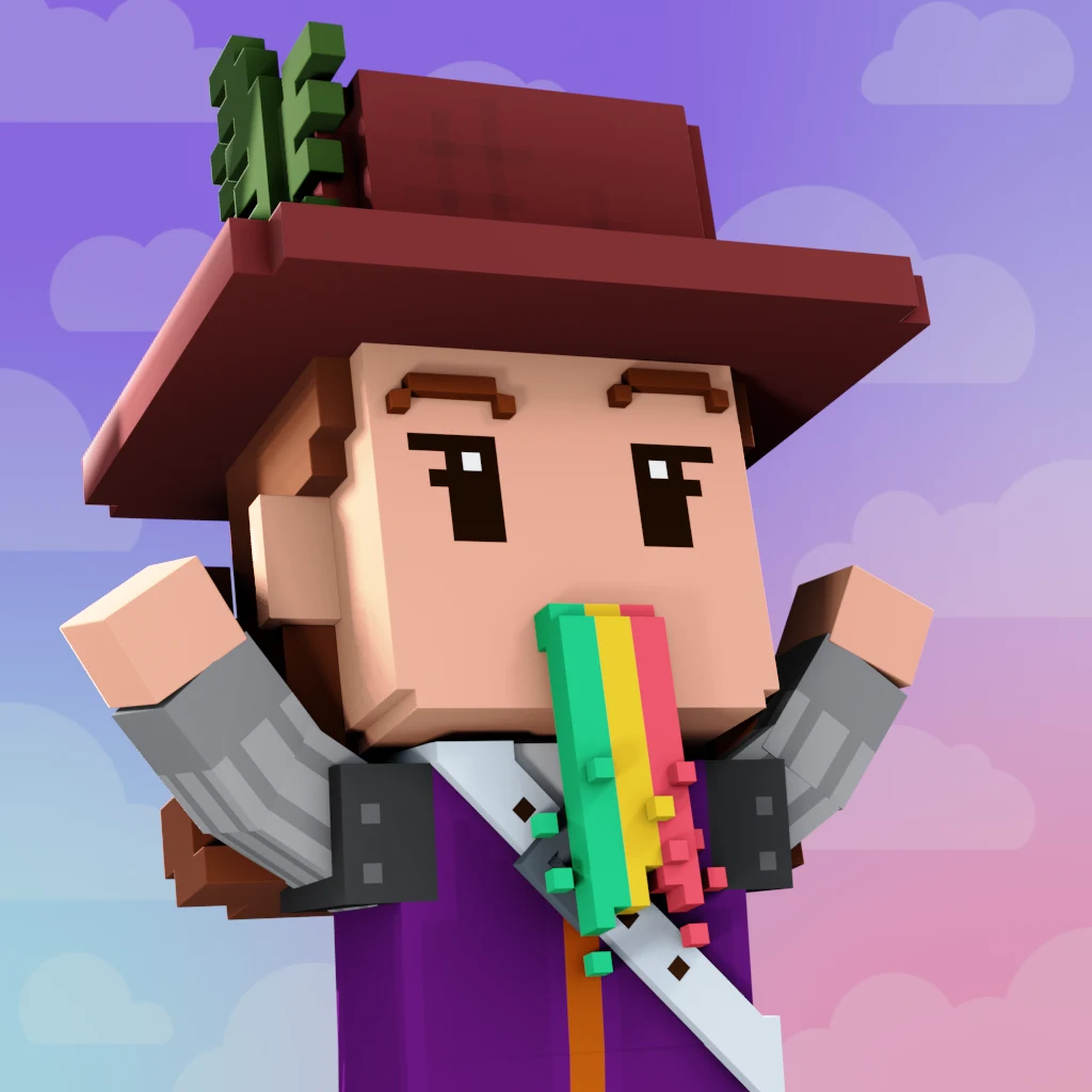 Pirate #1896 voxel render