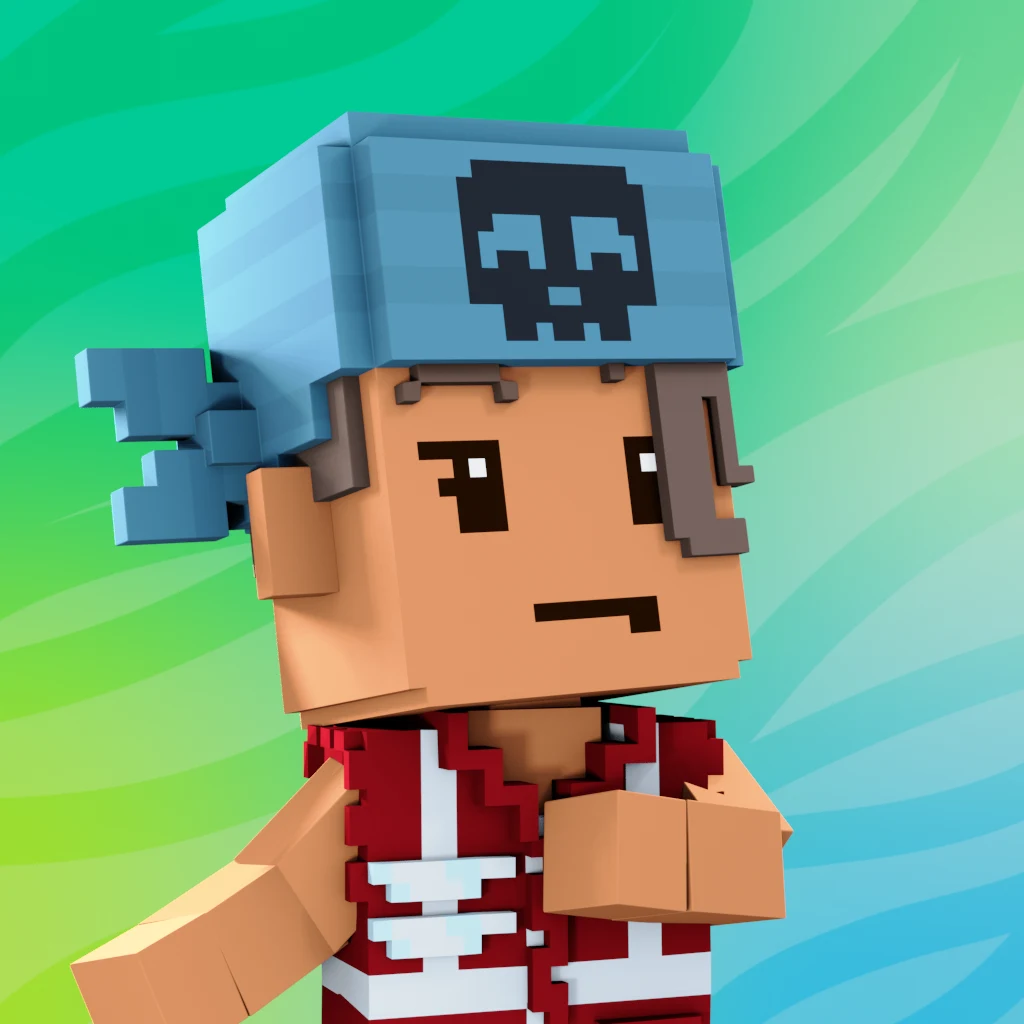 Pirate #1899 voxel render