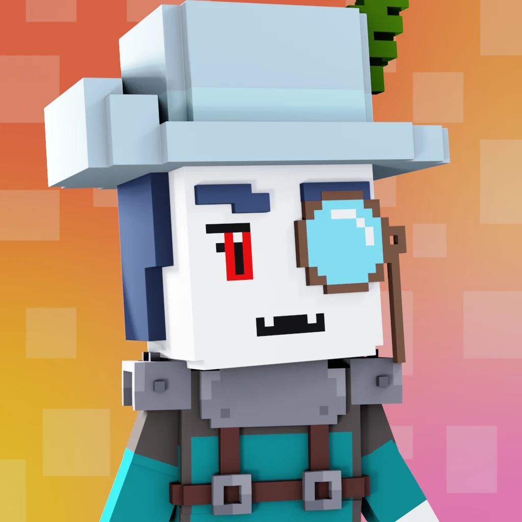Pirate #190 voxel render