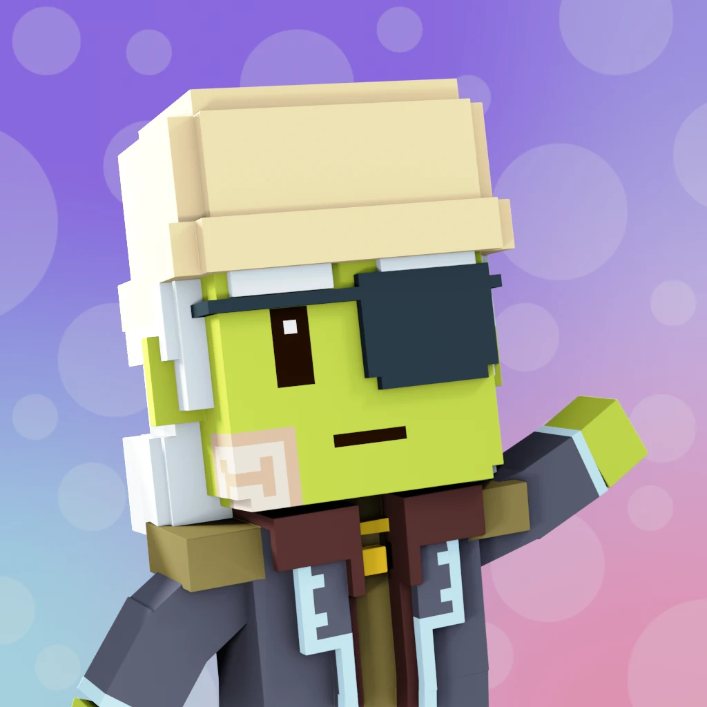 Pirate #1900 voxel render
