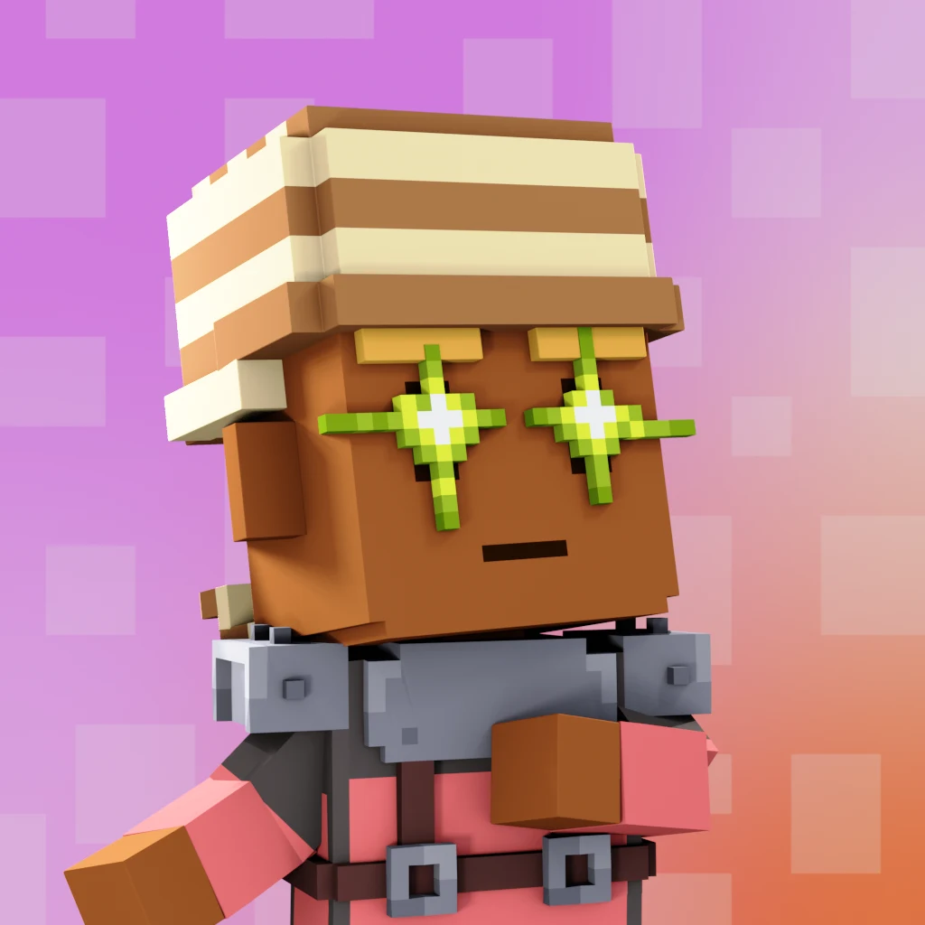 Pirate #1903 voxel render