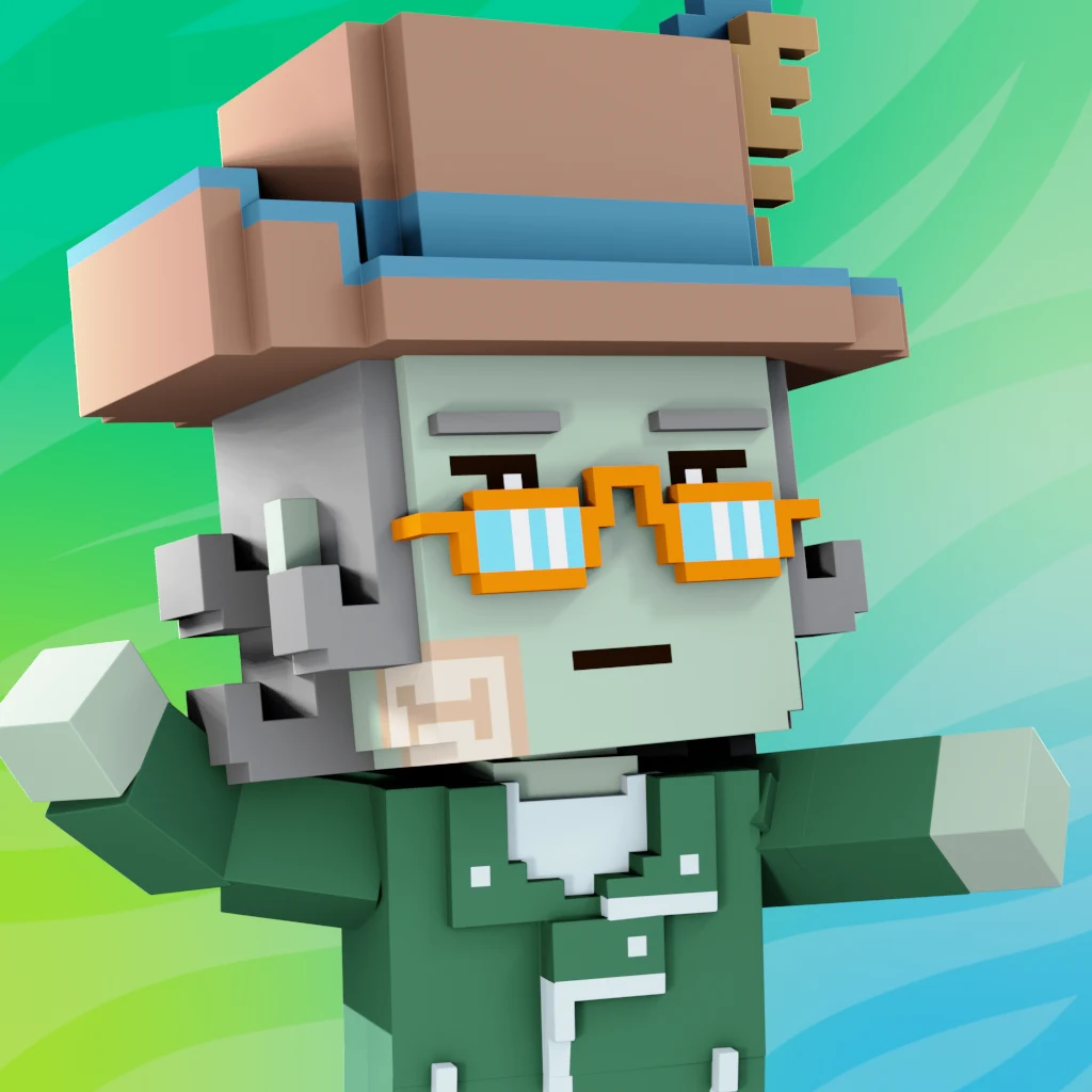 Pirate #1906 voxel render