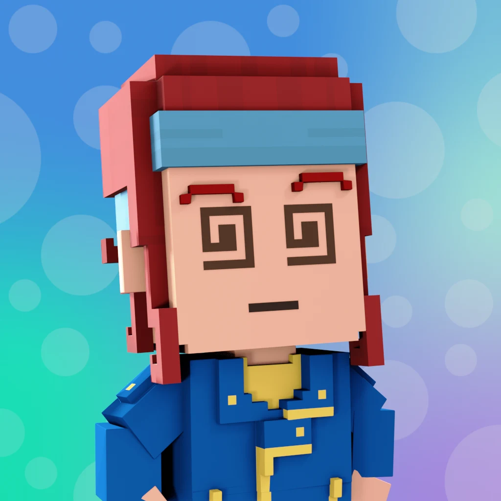 Pirate #1907 voxel render
