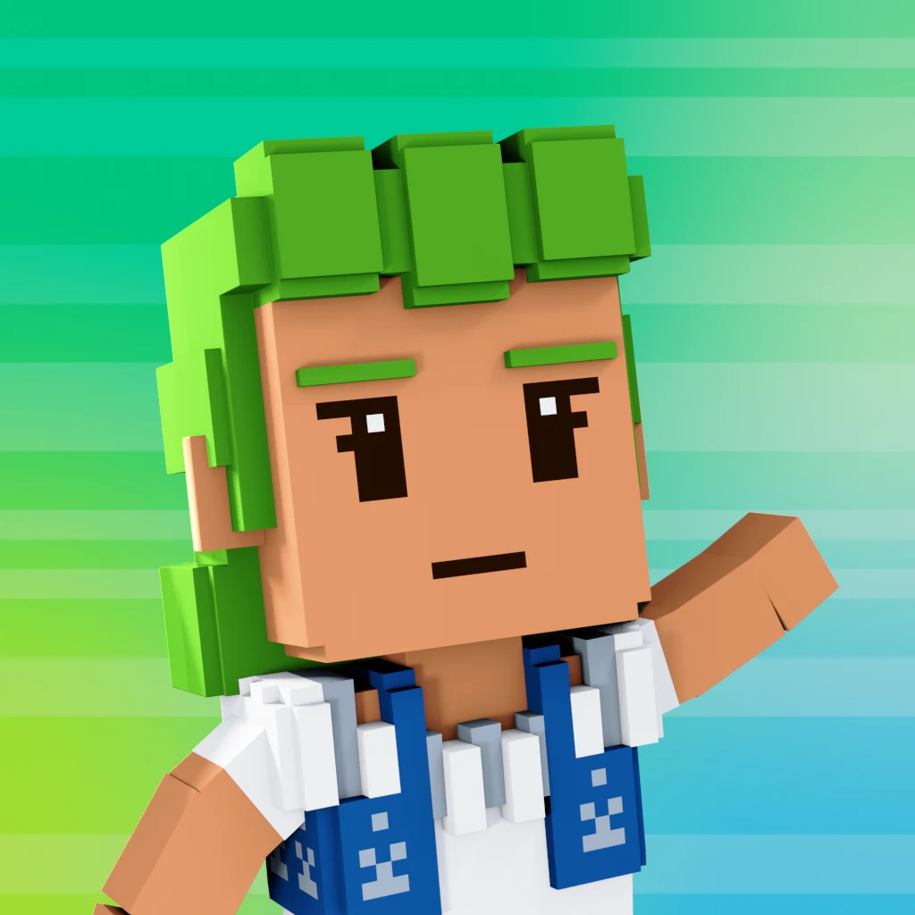 Pirate #1908 voxel render