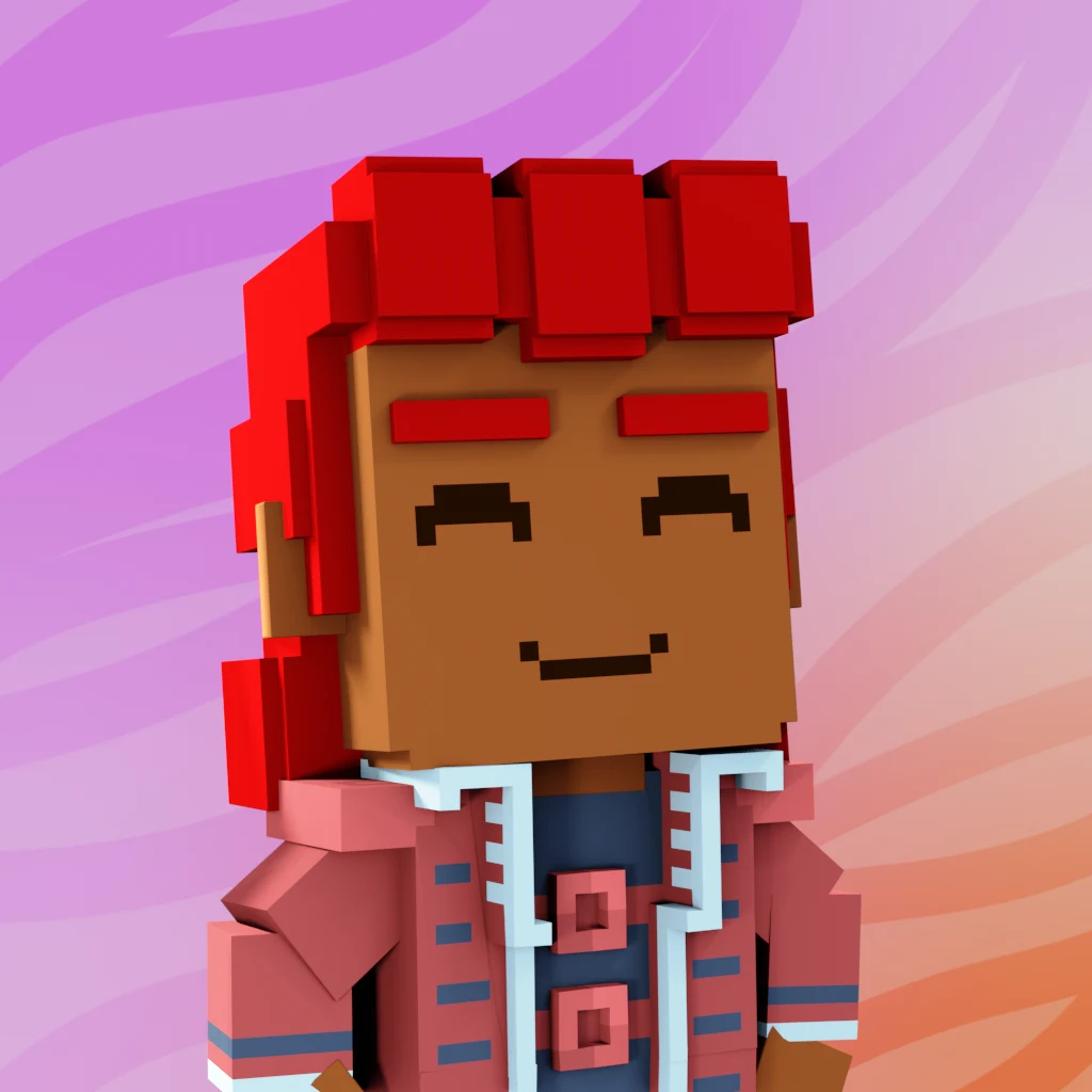 Pirate #1910 voxel render