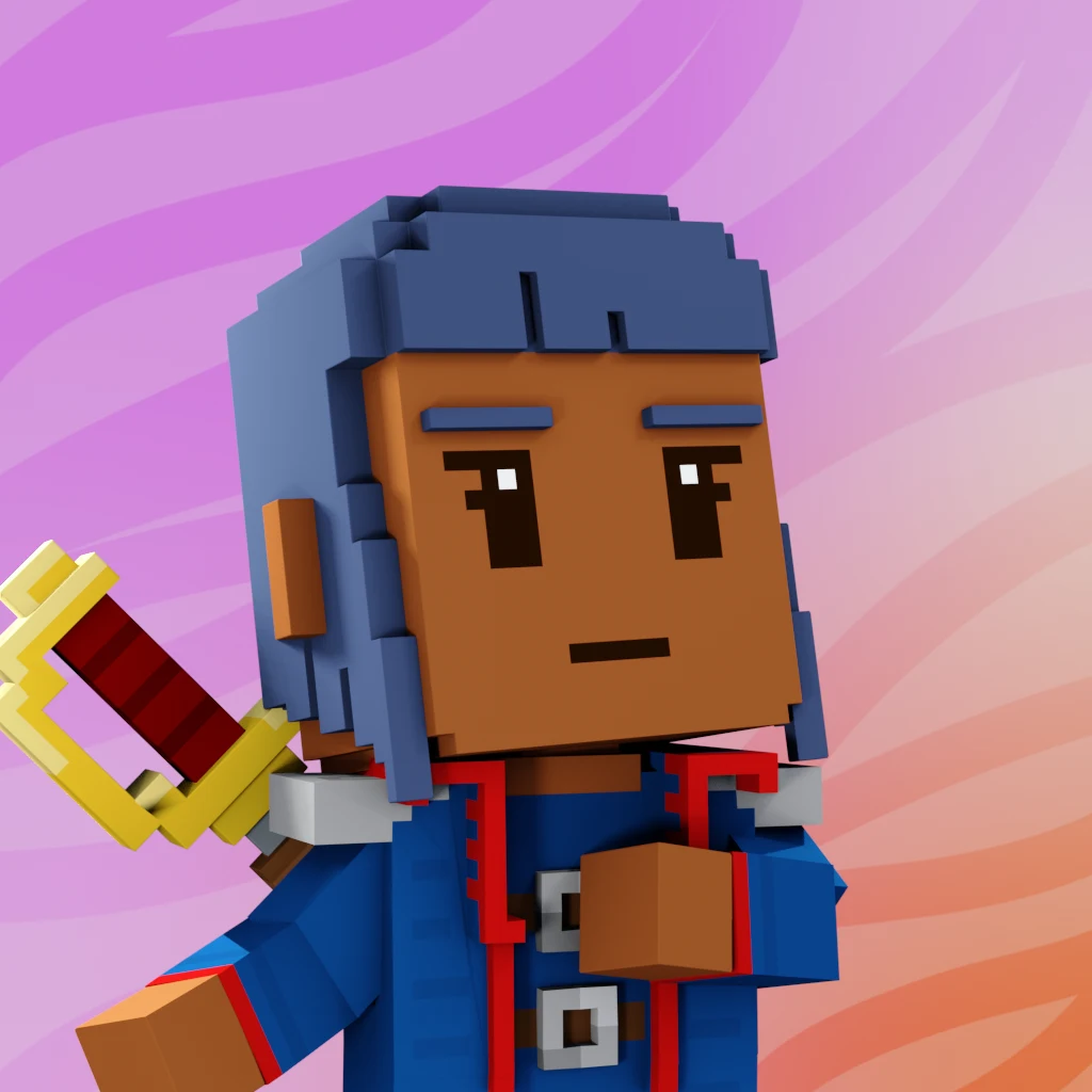 Pirate #1911 voxel render