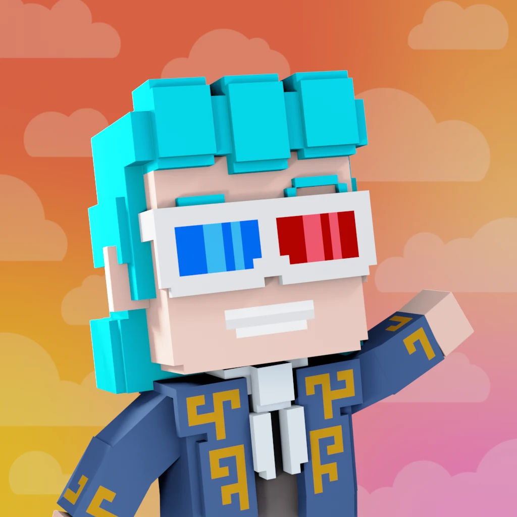 Pirate #1912 voxel render