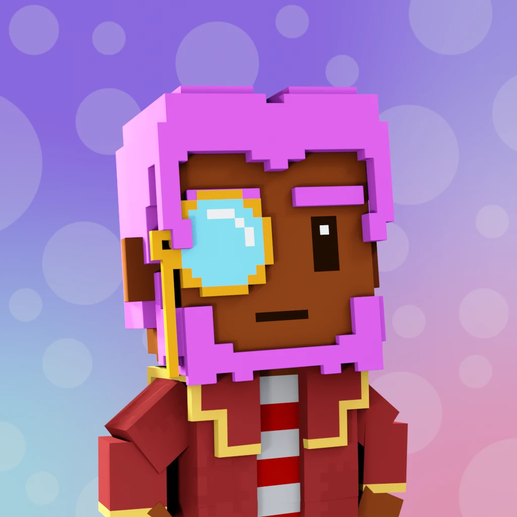 Pirate #1914 voxel render