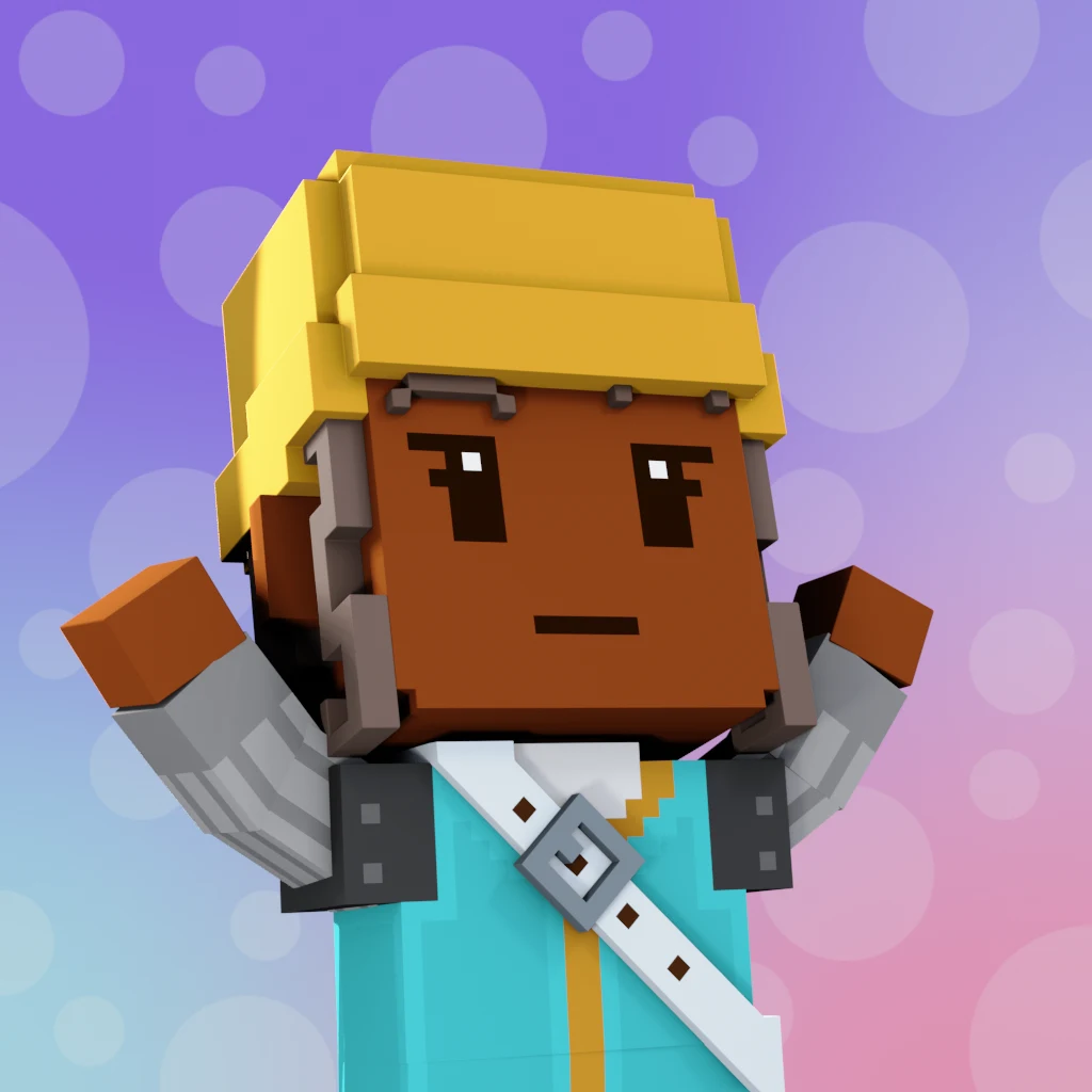 Pirate #1915 voxel render