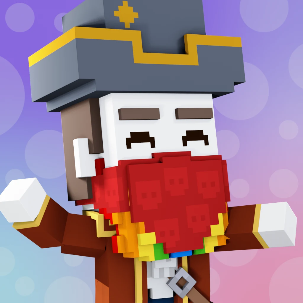 Pirate #1924 voxel render