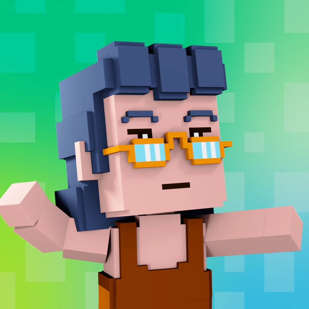 Pirate #1926 voxel render