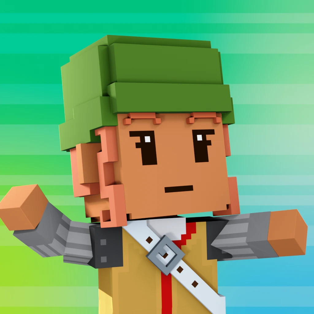 Pirate #1928 voxel render