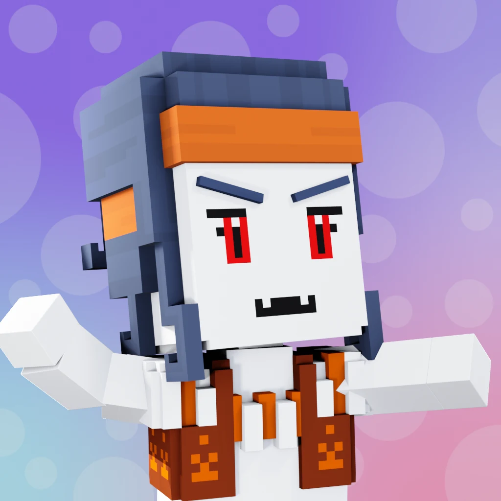 Pirate #1929 voxel render