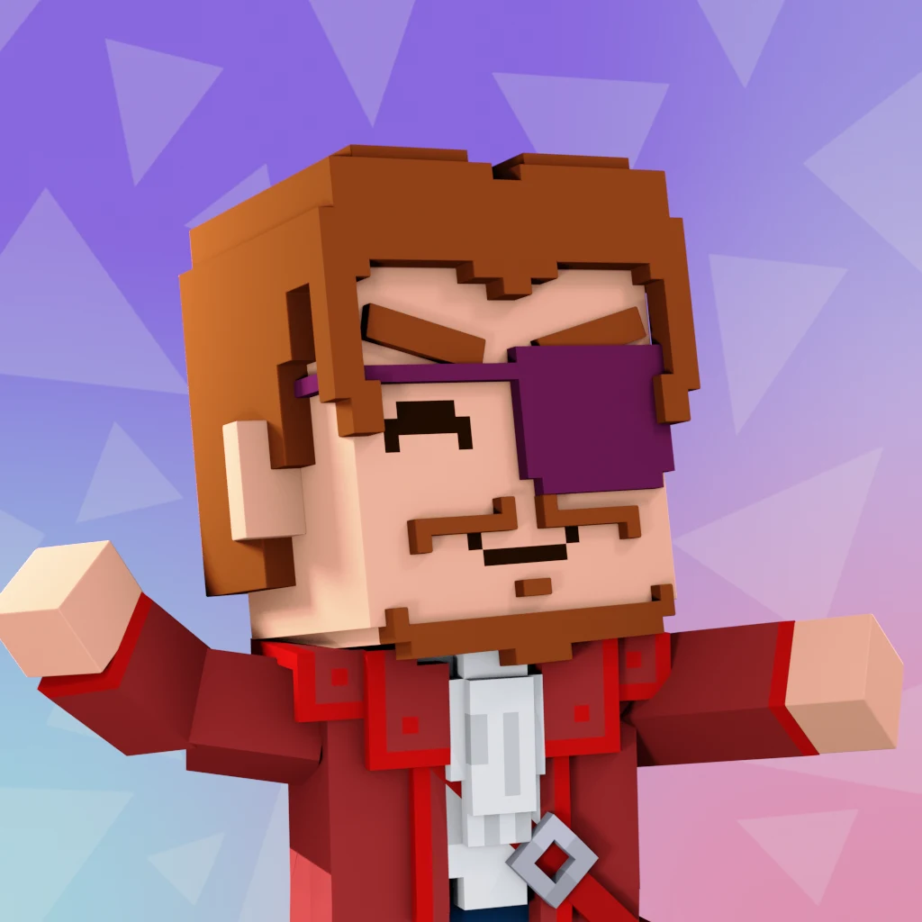 Pirate #193 voxel render